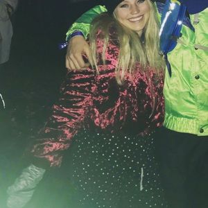 Forever 21 Velvet snow jacket